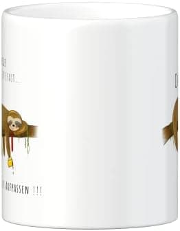 Personalisierte Tasse mit Namen und Motiv – 325ml, Keramik, vers. Farben – Geschenkidee für Männer und Frauen – Jahresta