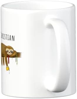 Personalisierte Tasse mit Namen und Motiv – 325ml, Keramik, vers. Farben – Geschenkidee für Männer und Frauen – Jahresta