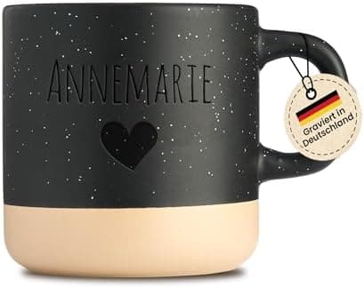 Gravur Tasse mit Namen - Personalisiert - Geschenk für Freundin