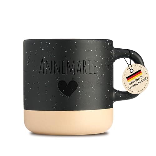 Gravur Tasse mit Namen - Personalisiert - Geschenk für Freundin