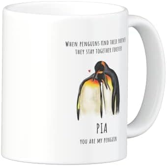 Personalisierte Tasse mit Namen und Motiv – 325ml, Keramik, vers. Farben – Geschenkidee für Männer und Frauen – Jahresta