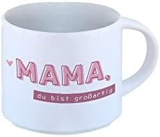 Odernichtoderdoch Tea-Rex Tasse - Keramik Kaffeebecher für Begeisterte - Esszimmer & Büro - Weiße Vase Form, 0,4 L