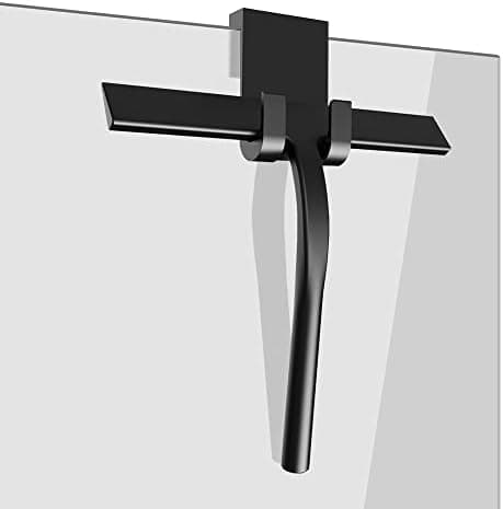 IARTISTE Silikon Duschabzieher für Bad und Spiegel (Black, Small)