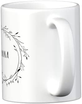 Personalisierte Tasse mit Namen und Motiv – 325ml, Keramik, vers. Farben – Geschenkidee für Männer und Frauen – Jahresta