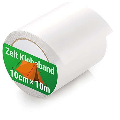 Ecooe Planen Reparatur Set für PVC-beschittene MarkisenSonnenschirmPavillonPartyzelt professionell Wasserdicht 10M x 10C