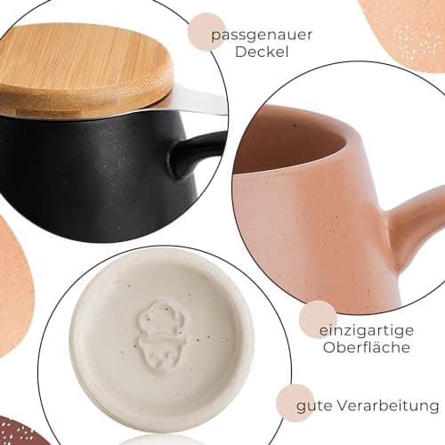 Teetasse mit Sieb XXL - 550 ml - für Tee-Zubereitung bei Bedarf