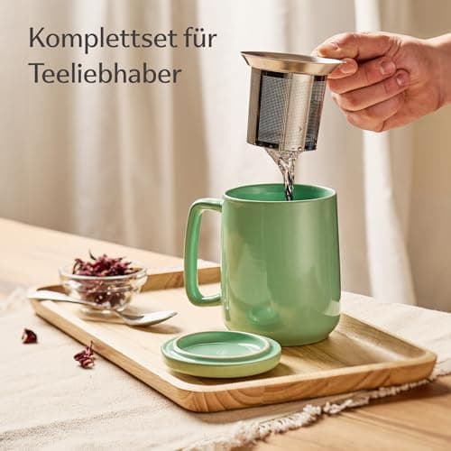 Teetasse Anthrazit Spülmaschinenfest LangWarm XXL