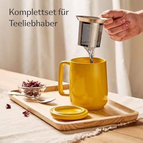 Teetasse Anthrazit Spülmaschinenfest LangWarm XXL