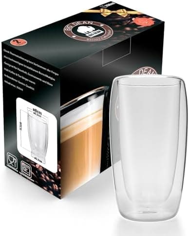 BigDean Doppelwandige Latte Macchiato Gläser 300 ml Geschenkverpackung
| BigDean Teetassen und Kaffeegläser 300 ml dopp