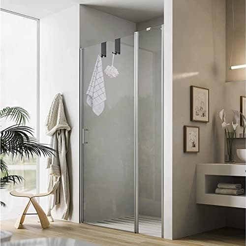Kegii Duschhaken ohne Bohren - Ideal für Glasstärken von 6-12 mm | Für Handtücher und Duschabzieher | 2er Set Matt Schwa