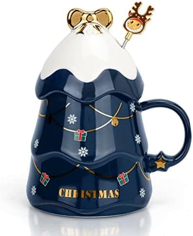 Keramik Kaffeebecher Set - Bestes Geschenk für Eltern, Freunde und Weihnachten
