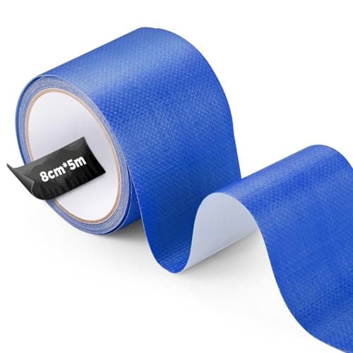 EcoOE PE Planenband Reparaturklebeband 5M x 8CM Wasserabweisend für Zelte Sonnenschirme Pavillon Plane lkw Abdeckplanen