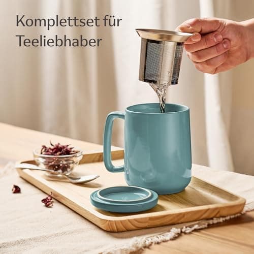 Teetasse Anthrazit Spülmaschinenfest LangWarm XXL