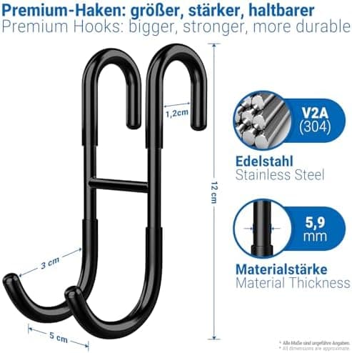 Ecooe Duschhaken Ohne Bohren Handtuchhalter Glasduschwand 2er Set
