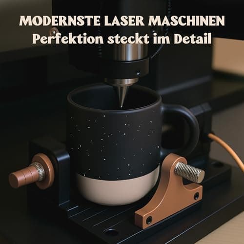 Gravur Tasse mit Namen - Personalisiert - Geschenk für Freundin  
Gravur Tasse mit Namen - Spülmaschinenfest - Blumenmot