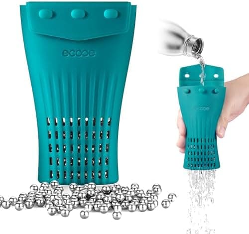 EcoOE Edelstahl Reinigungsperlen Flaschenreiniger für Dekanter Vase Karaffen (1200 Stück) Rostfrei und hygienisch