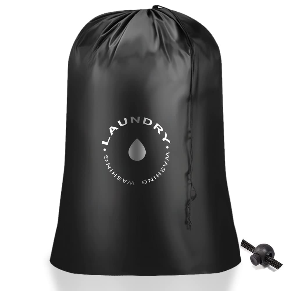 AiQInu Wäschesäcke mit Kordelverschluss für Studenten im Schlafsaal und Reisen, 60 x 85cm Global Recycled Standard