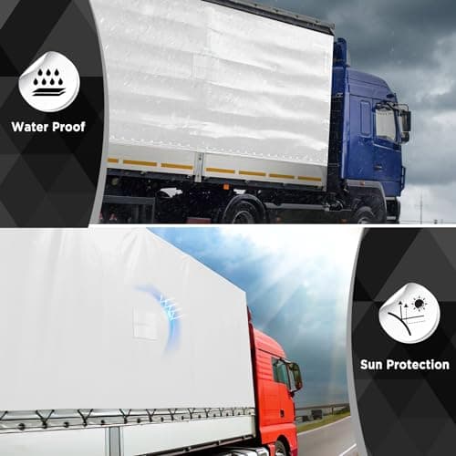 EcoOE PE Planenband Reparaturklebeband 5M x 8CM Wasserabweisend für Zelte Sonnenschirme Pavillon Plane lkw Abdeckplanen
