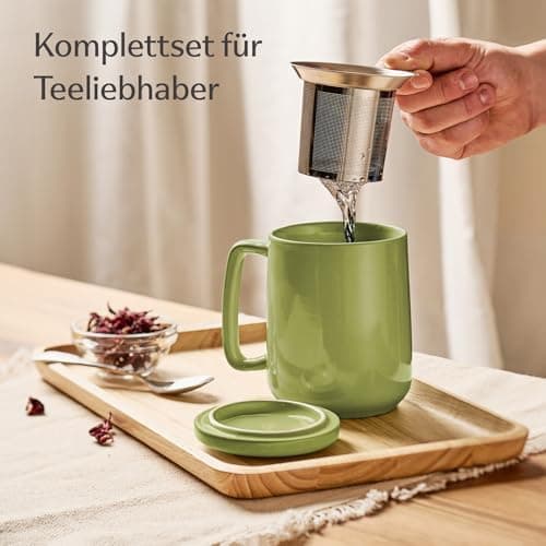 Teetasse Anthrazit Spülmaschinenfest LangWarm XXL