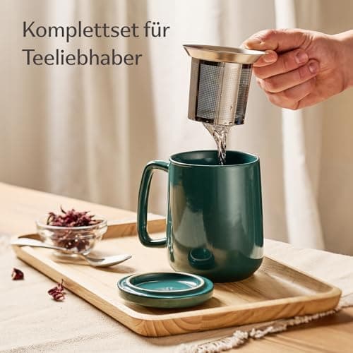 Teetasse Anthrazit Spülmaschinenfest LangWarm XXL