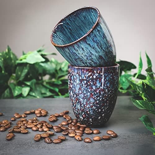 Ganzoo Design Kaffee- und Teetassen Set 2er 200ml Keramik moderne Muster bunte Unikate Tirreno
| Ganzoo Keramik Kaffeeb