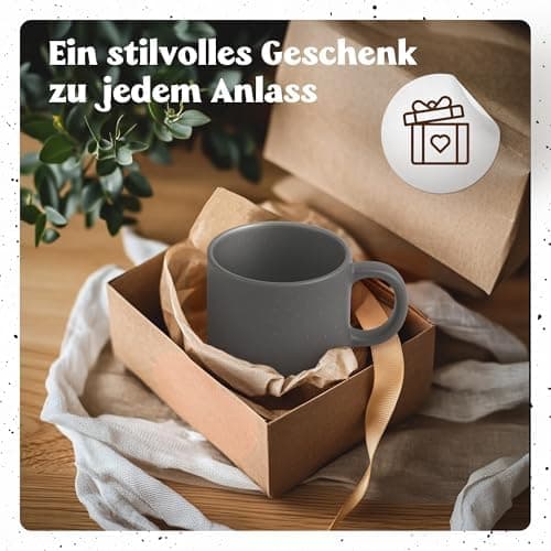 Gravur Tasse mit Namen - Personalisiert - Geschenk für Freundin  
Gravur Tasse mit Namen - Spülmaschinenfest - Blumenmot