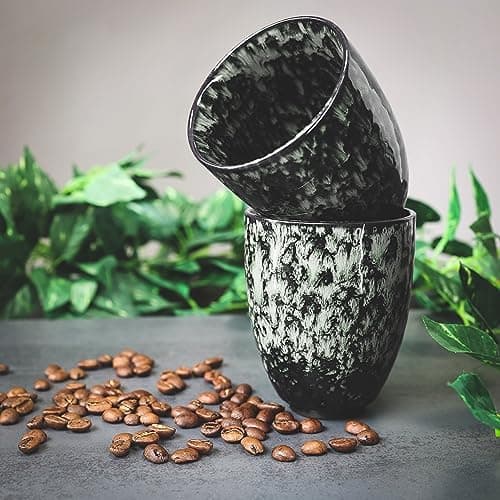 Ganzoo Design Kaffee- und Teetassen Set 2er 200ml Keramik moderne Muster bunte Unikate Tirreno
| Ganzoo Keramik Kaffeeb