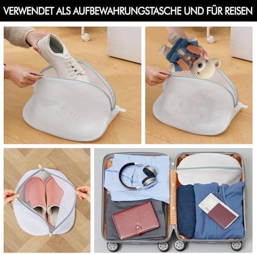 Waschmaschinenbeschützender-Wäschenetz-Set für Delicates
| Haltbares Wäschenetz für BHs und Unterkleidung - Reiseorgani