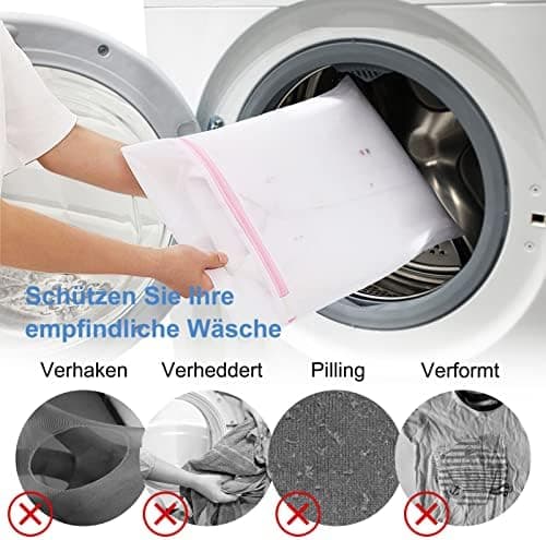 Waschmaschinenbeschützender-Wäschenetz-Set für Delicates
| Haltbares Wäschenetz für BHs und Unterkleidung - Reiseorgani