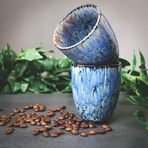 Ganzoo Design Kaffee- und Teetassen Set 2er 200ml Keramik moderne Muster bunte Unikate Tirreno
| Ganzoo Keramik Kaffeeb
