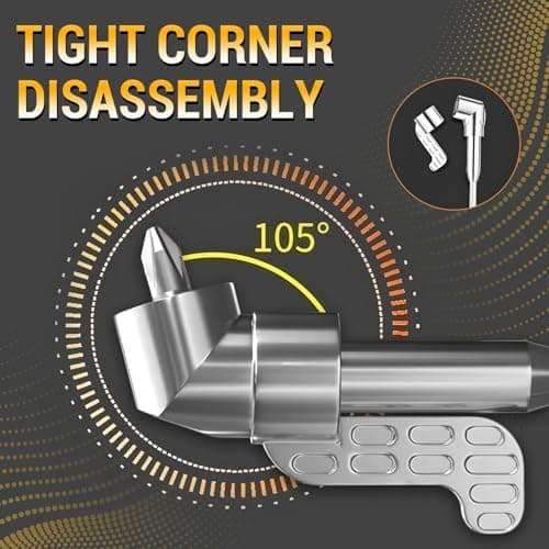 2025 Neu Corner Tool Screw 1/4-Zoll Sechskantschaft Winkelbohrer für Bauarbeiter und Garage (Kurz)  
2025 Neu 105° Winke