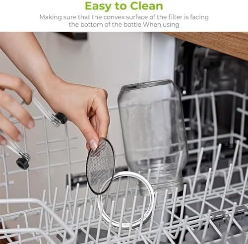 Ecoe Keimgläser Sprossen Keimglas 2er Set Edelstahl Filter Wasserschale Sprouting Jar