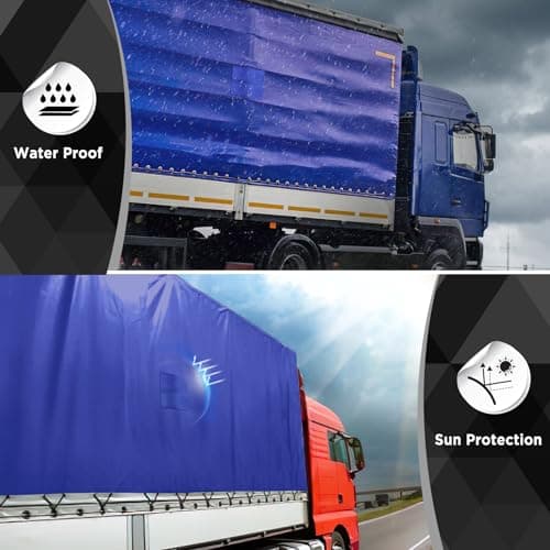 EcoOE PE Planenband Reparaturklebeband 5M x 8CM Wasserabweisend für Zelte Sonnenschirme Pavillon Plane lkw Abdeckplanen