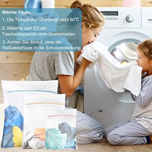 Waschmaschinenbeschützender-Wäschenetz-Set für Delicates
| Haltbares Wäschenetz für BHs und Unterkleidung - Reiseorgani
