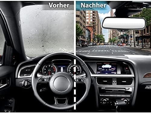 2X Fensterabzieher, Duschabzieher Set – Silikon Fensterwischer mit Abziehlippe – für Auto & Haus – streifenfrei & kratzf
