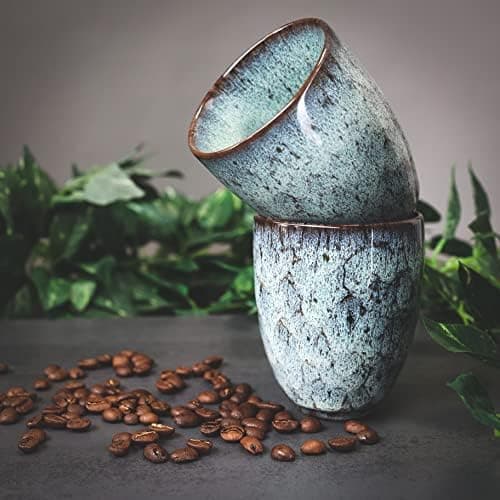 Ganzoo Design Kaffee- und Teetassen Set 2er 200ml Keramik moderne Muster bunte Unikate Tirreno
| Ganzoo Keramik Kaffeeb