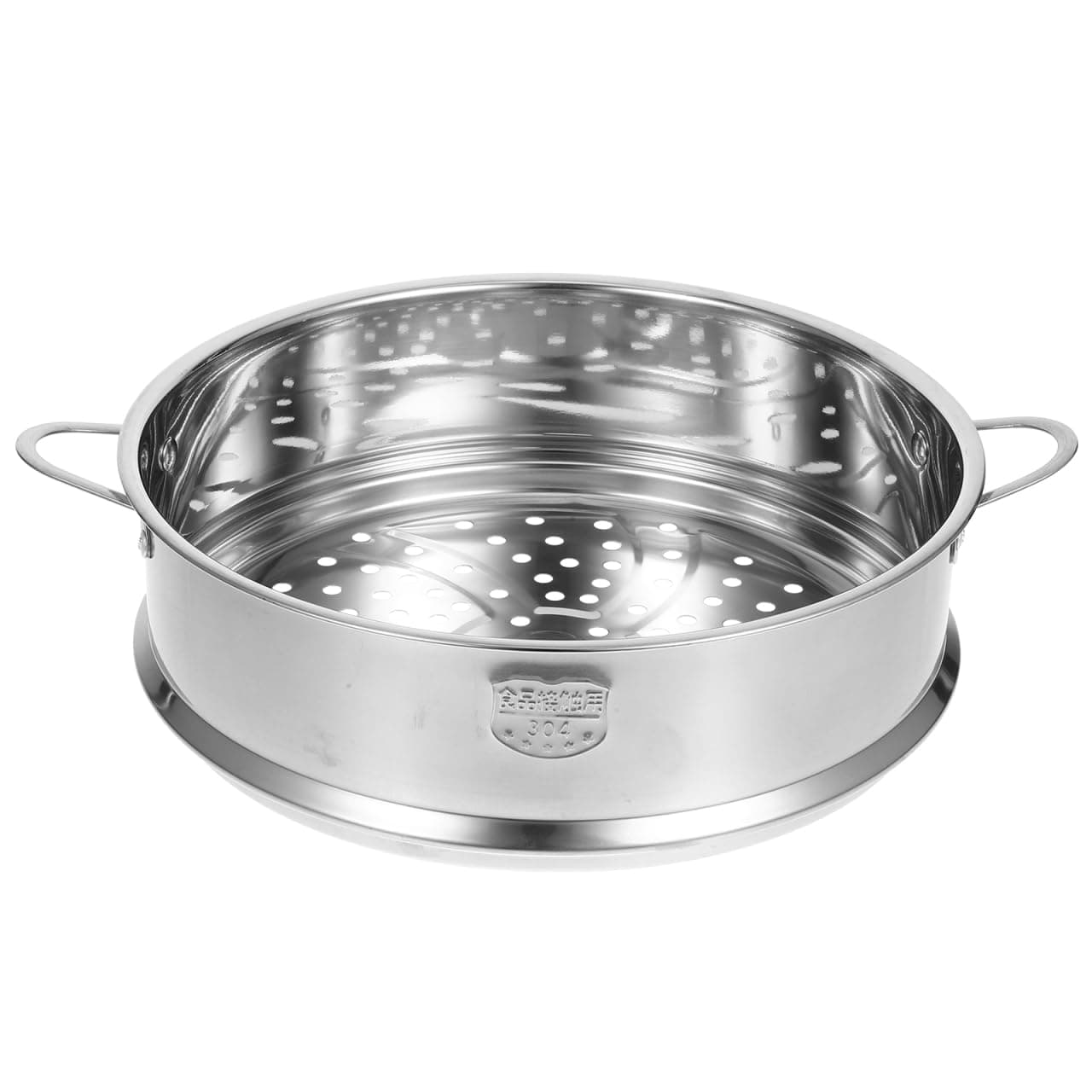 Homoyoyo Dampfgarer - Edelstahl, Doppelgriffe, Stapelbar - Ideal für Küche und Restaurant - Gemüse, Knödel, Brötchen