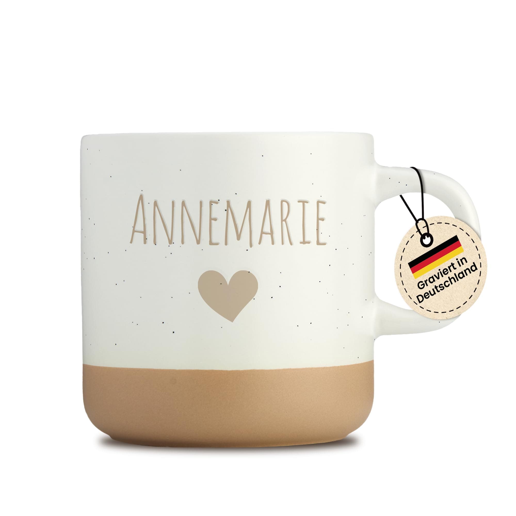 Gravur Tasse mit Namen - Personalisiert - Geschenk für Freundin