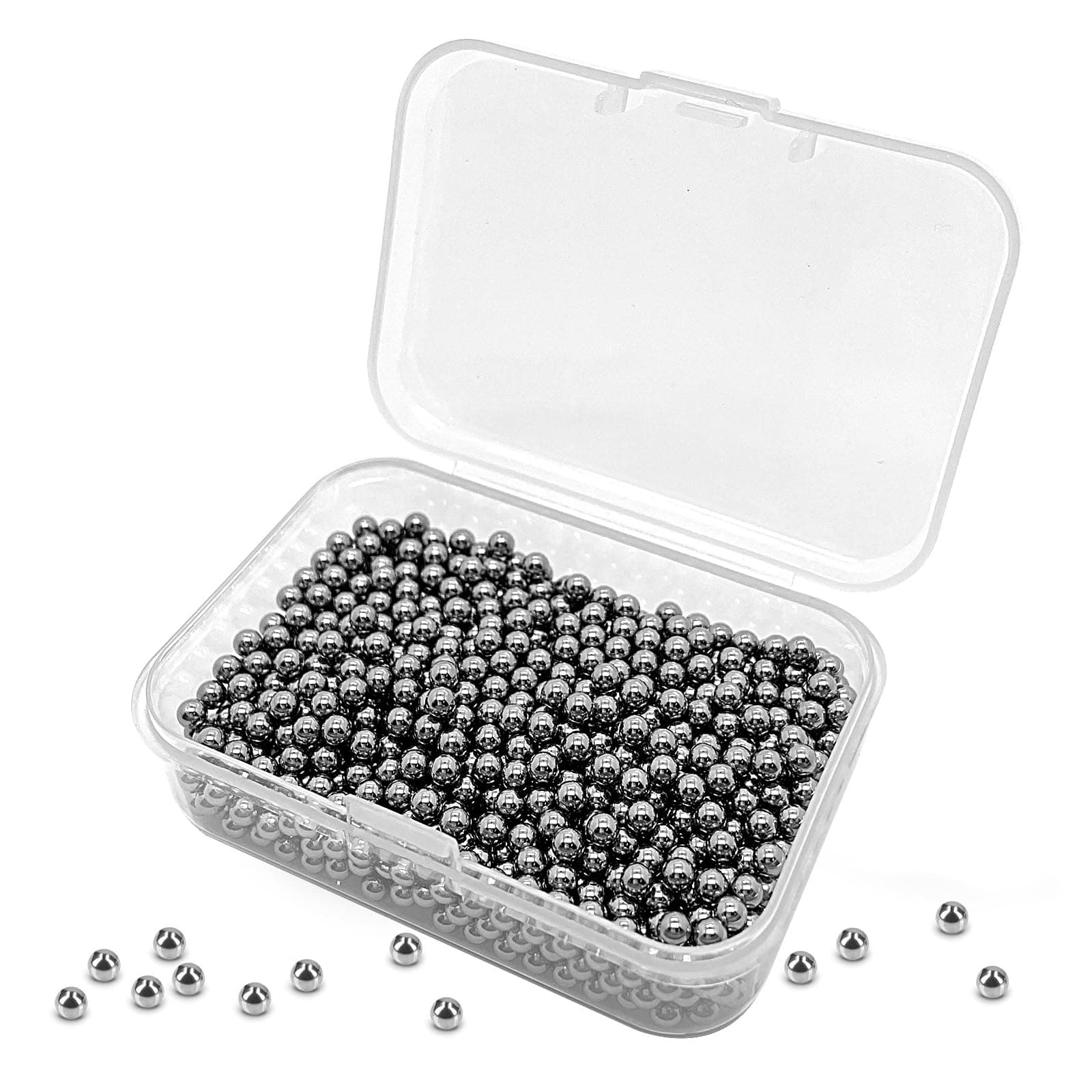 Reinigungsperlen 3mm 304 Edelstahl Rostfrei Silber für Flaschen und Karaffen - 1000 Stück - Flaschenreinigung